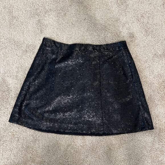 decree Sequin Mini Shirt SZ LARGE - Picture 1 of 5